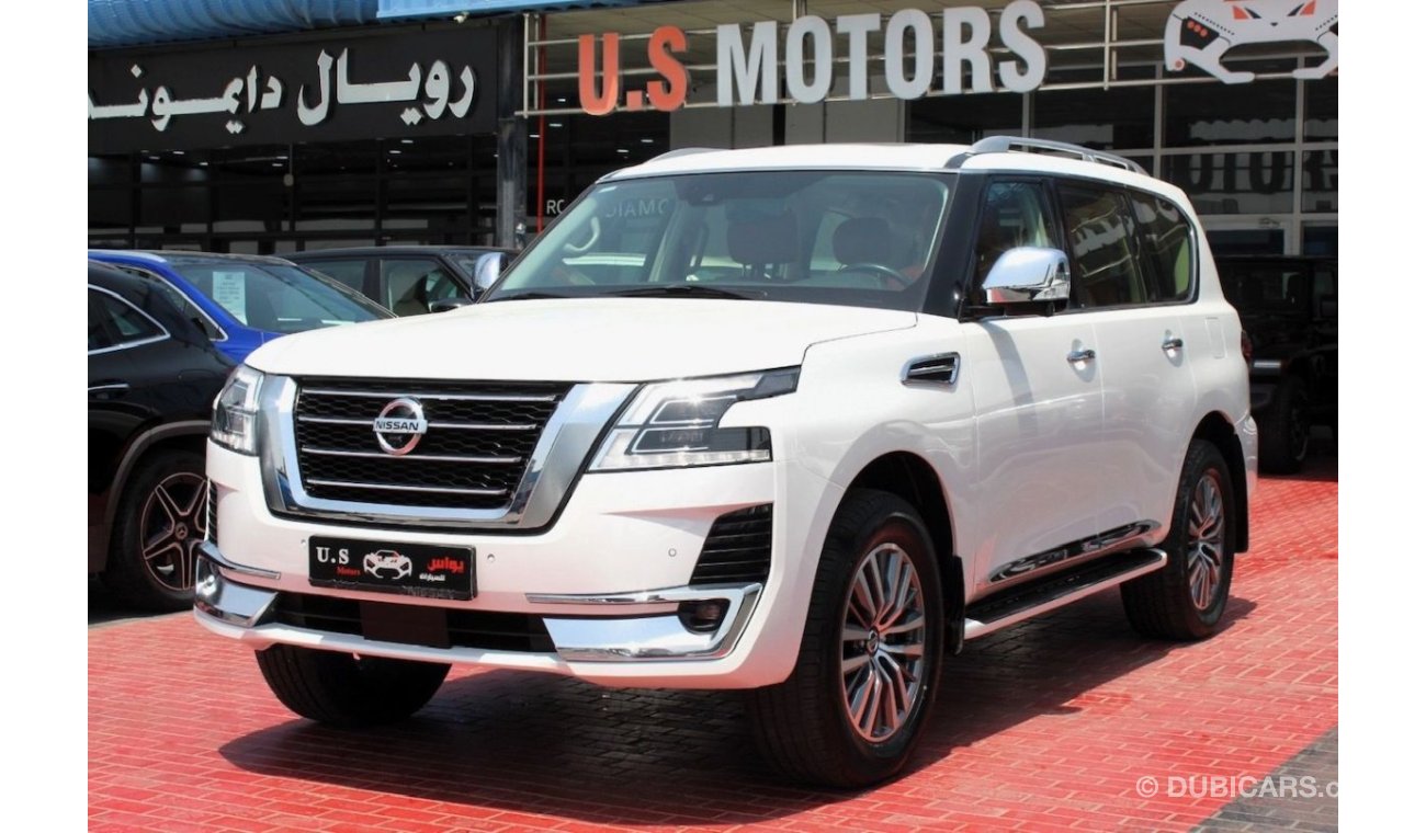 Nissan Patrol SE Platinum City NISSAN PATROL PLATINUM CITY 2021 GCC LOW MILEAGE WITH AGENCY WARRANTY IN MINT CONDI