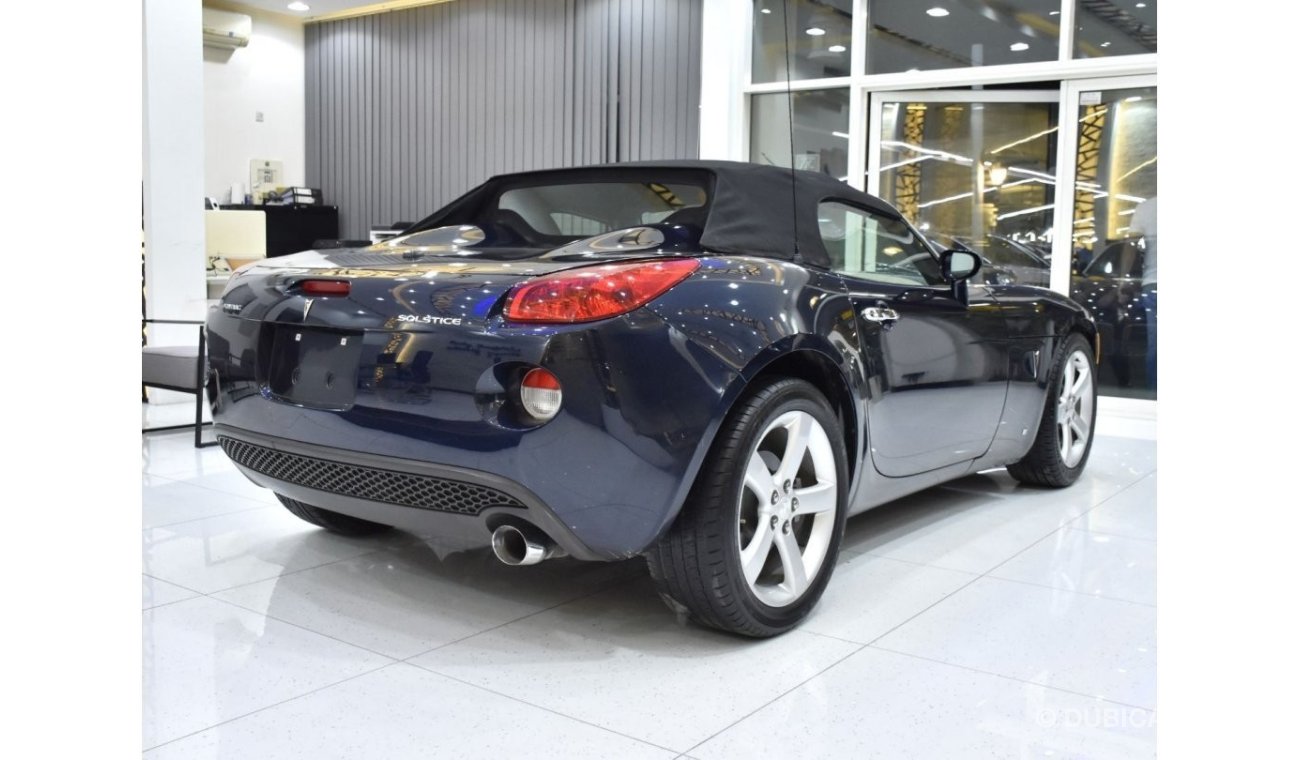 بونتياك سولستيس EXCELLENT DEAL for our Pontiac Solstice Convertible ( 2006 Model ) in Blue Color American Specs