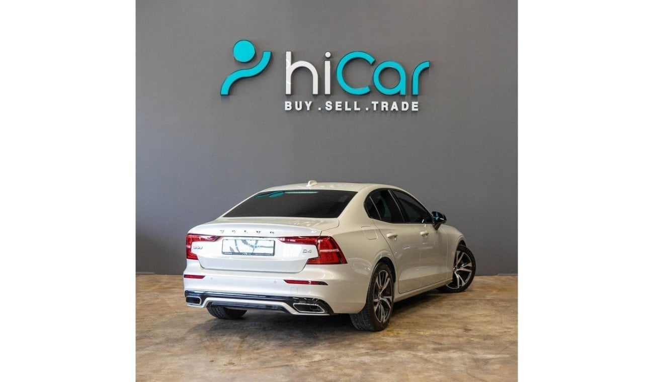 Volvo S60 B4 R Design AED 2,070 pm • 0% Downpayment • B4 R-Design • Agency Warranty/Service Until Oct 2025