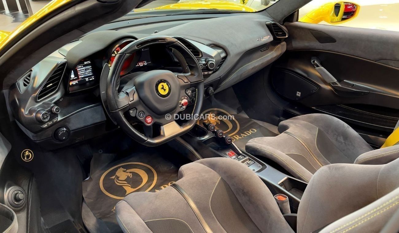 Ferrari 488 | X-MAS AND NEW YEAR SPECIAL PRICE | PISTA SPIDER | 2020 | GIALLO MODENA | FULL CARBON FIBER