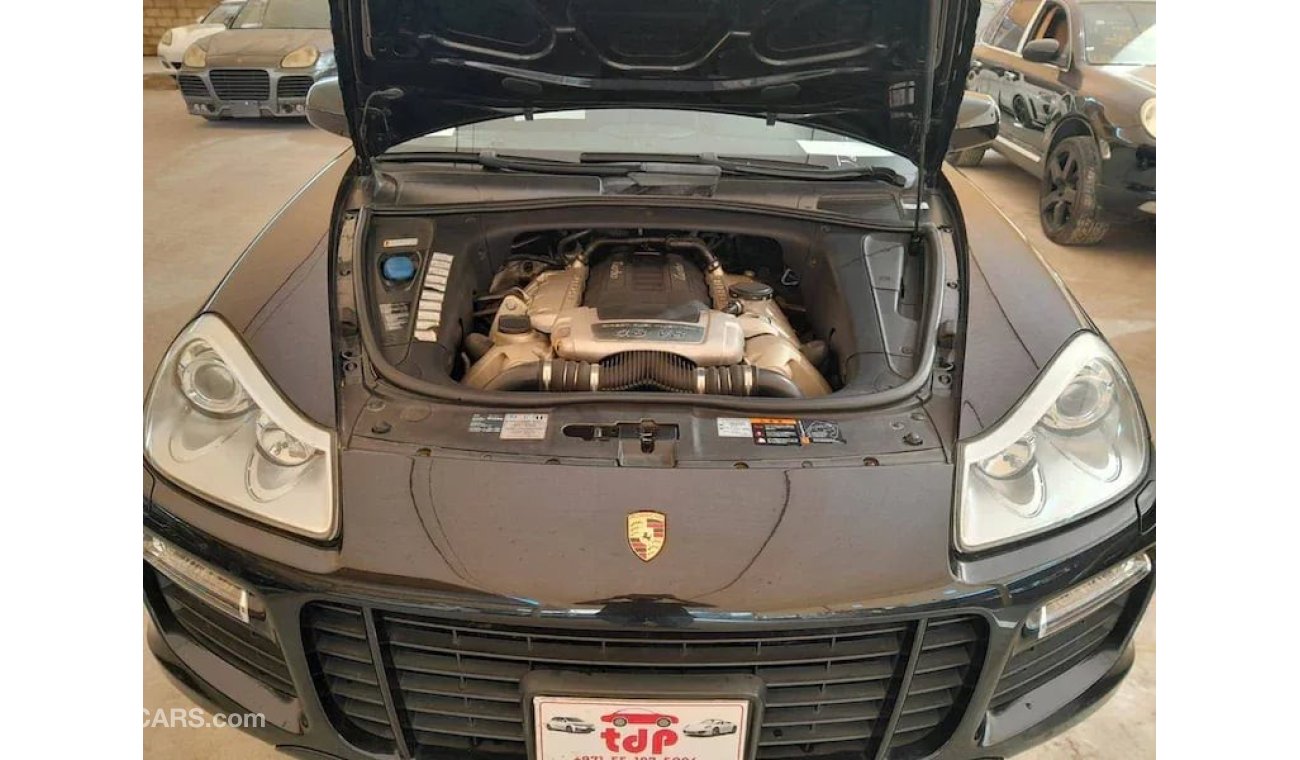 بورش كايان توربو PORSCHE CAYENNE TURBO 4.8L 2008 WITH ELECTRIC LEATHER SEATS, T.V NAVIGATION AND MUCH MORE...