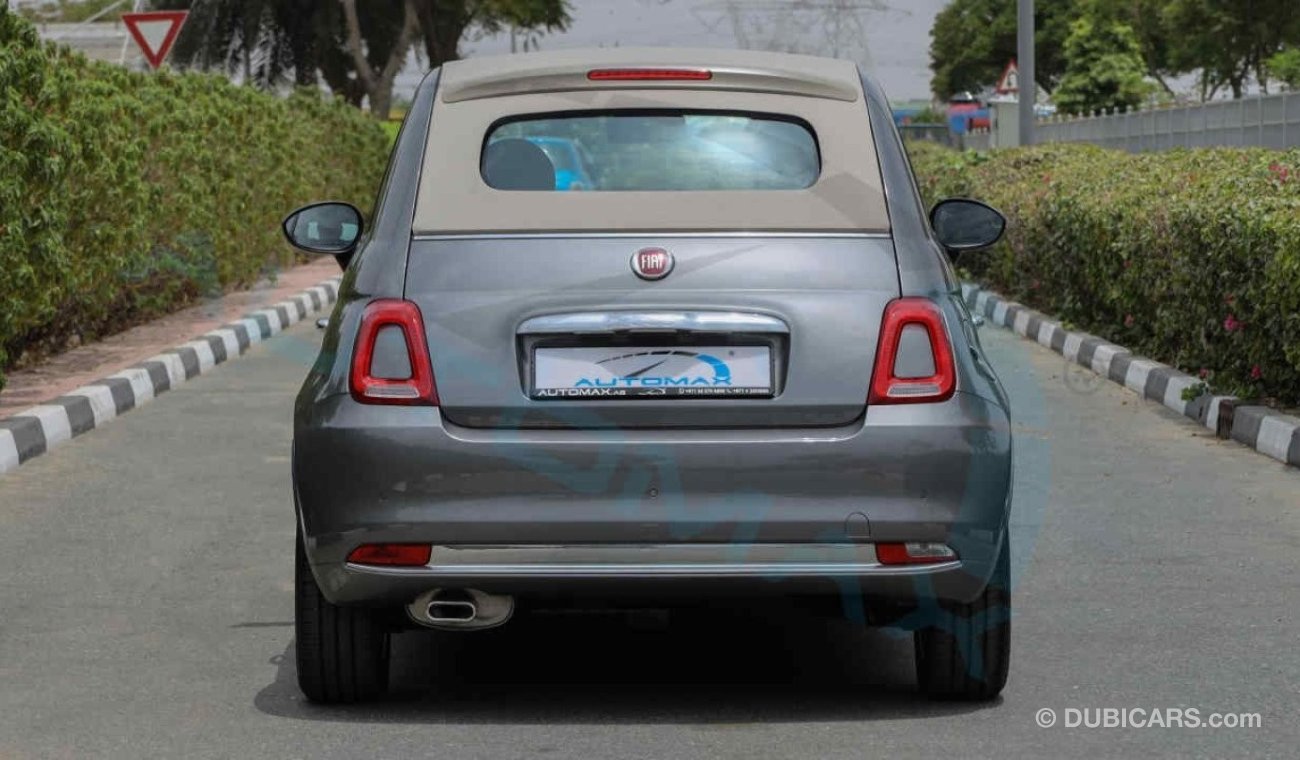 Fiat 500 (НА ЭКСПОРТ , For Export) Cabrio 1.4L FWD , 2024 GCC , 0Km , Без пробега