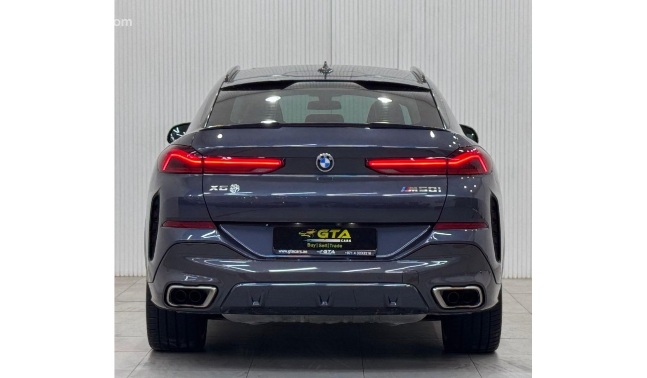 بي أم دبليو X6 2022 BMW X6 M50i, Aug 2026 BMW Warranty + Service Package, Full Service History, GCC