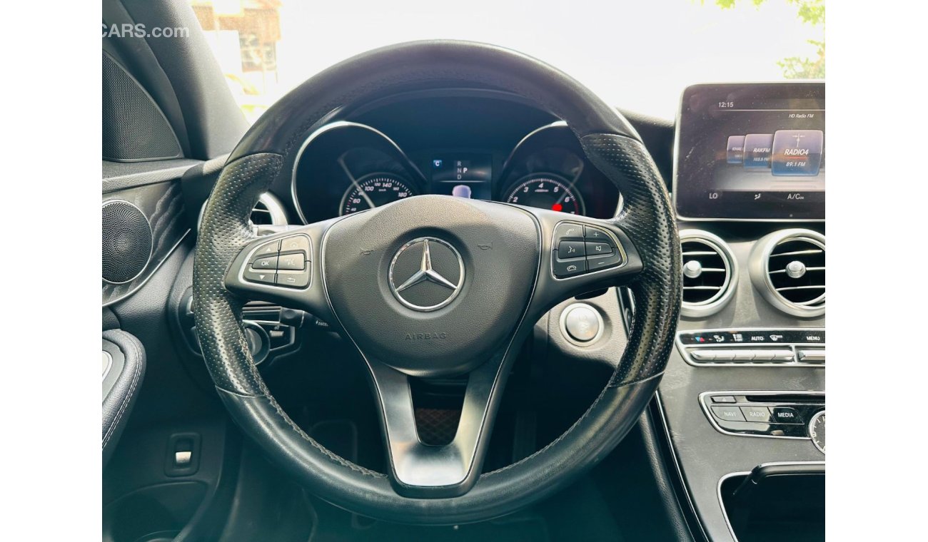 Mercedes-Benz C 300 Luxury AED 945 PM | MERCEDES C300 AMG 2018 | CANADIAN SPECS | WELL MAINTAINED