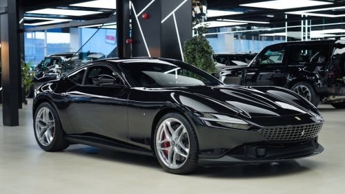 Ferrari Roma Std 2021 | BRAND NEW FERRARI ROMA | NERO DAYTONA | WARRANTY AVAILABLE | PEARL MOTORS