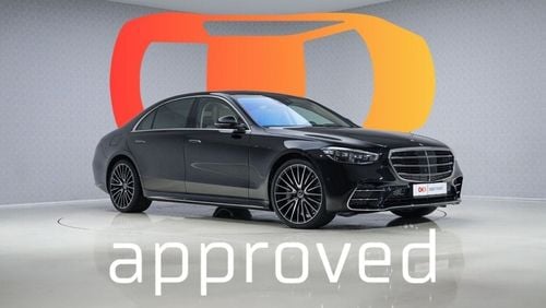 مرسيدس بنز S 500 AMG Line - Warranty until March 2029 - Approved Prepared Vehicle