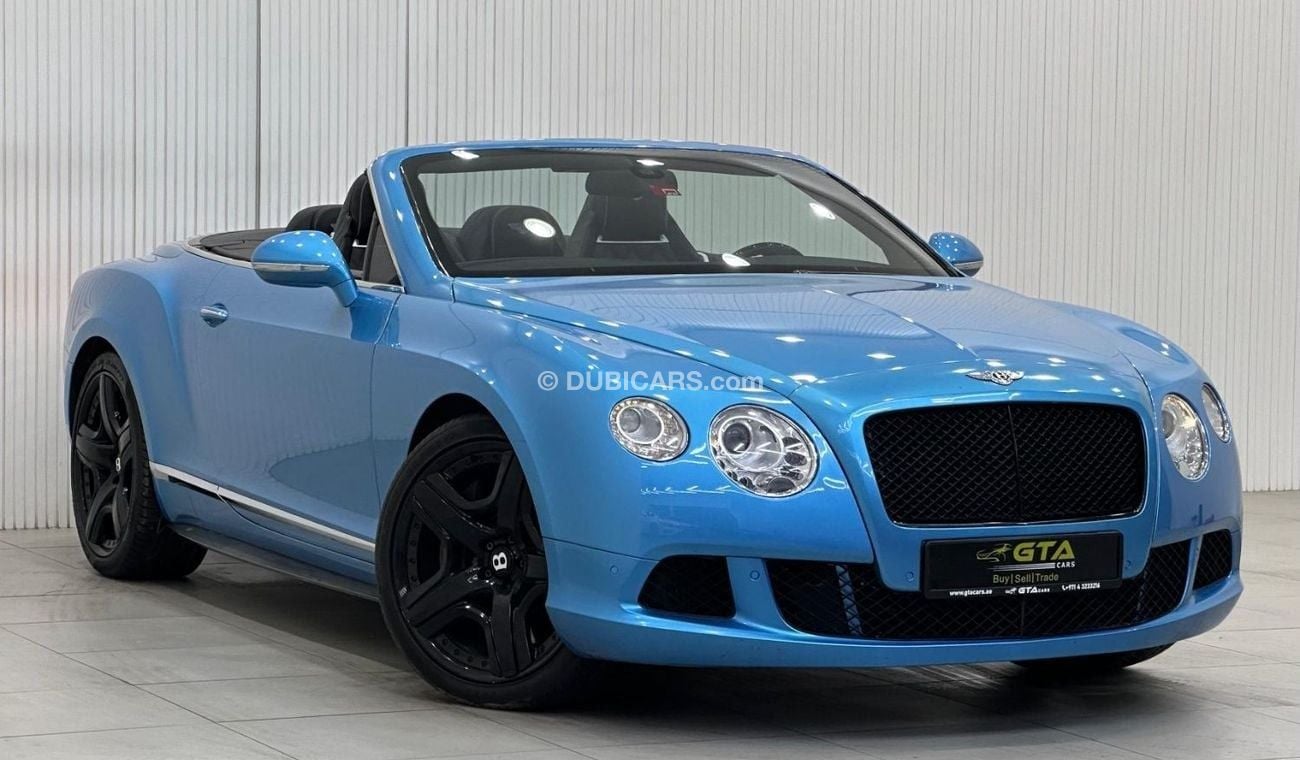 بنتلي كونتيننتال جي تي سي 2013 Bentley Continental GTC Convertible, Full Service History, GCC