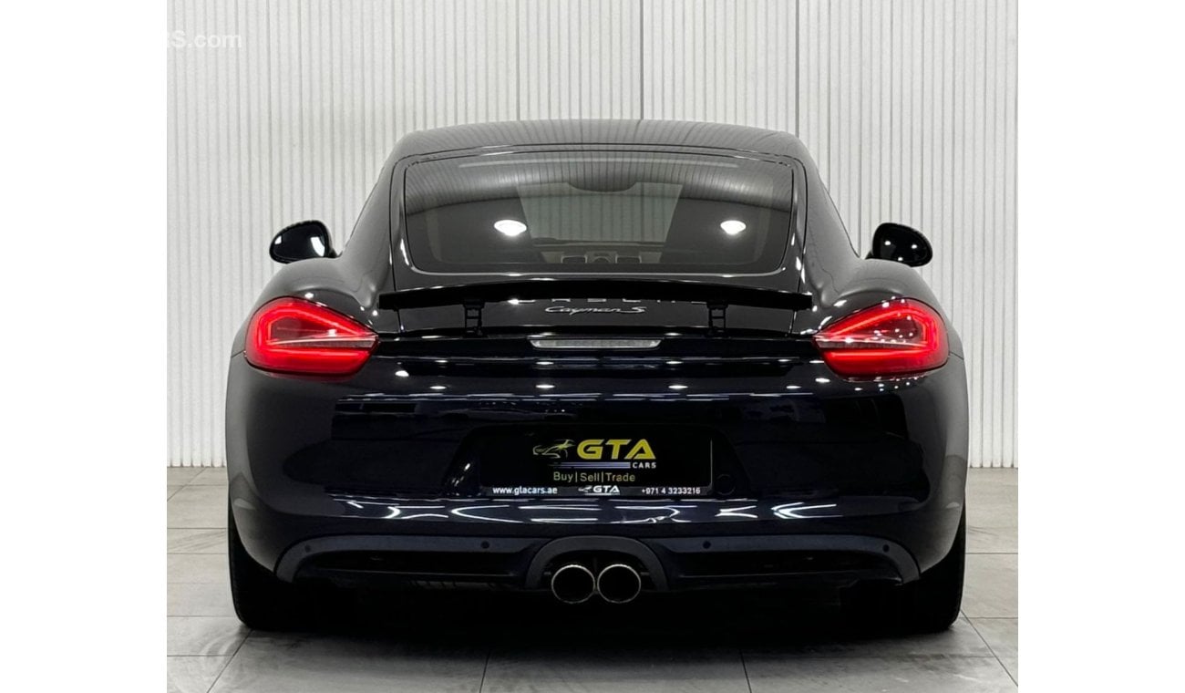 Porsche Cayman S 2014 Porsche 718 Cayman S, Full Porsche Service History, GCC