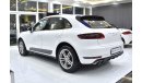 بورش ماكان T EXCELLENT DEAL for our Porsche Macan Turbo ( 2014 Model ) in White Color GCC Specs