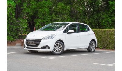 Peugeot 208 Active Plus AED 304/month | 2019 | PEUGEOT | 208 ACTIVE 1.6L | GCC SPECS | P01021