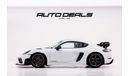 Porsche 718 Cayman GT4 RS Weissach | GCC | Warranty | Brand New | 4.0L F6