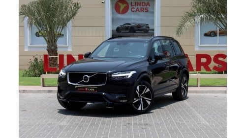 فولفو XC 90 Volvo XC90 R Design 2020 GCC (7 Seater) under Warranty with Flexible Down-Payment/ Flood Free.