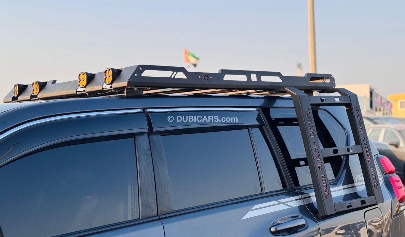 تويوتا برادو PREMIUM MODIFICATION | ROOF RACK WITH SIDE LADDERS | 2021 | RHD | 2.8L DIESEL ENGINE | (AT) | SUNROO