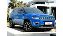 جيب كومباس Limited 2.4L (172 HP) AED 1,180 PM | JEEP COMPASS LIMITED | 2.4L I4 | 2019 | WELLMAINTAINED | 0% DOW