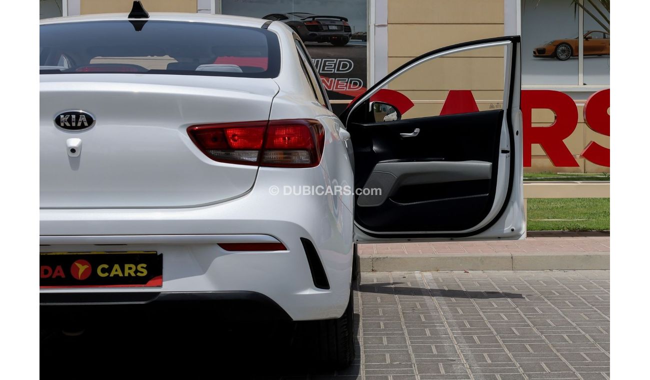 كيا ريو Kia Rio 2021 GCC under Agency Warranty with Flexible Down-Payment.