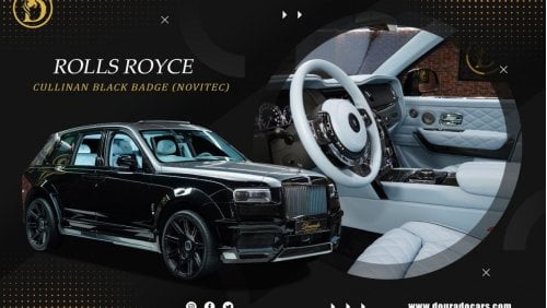 Rolls-Royce Cullinan Black Badge | NOVITEC | Brand New | 2022 | 720 HP | 1-Month Special Price Offer