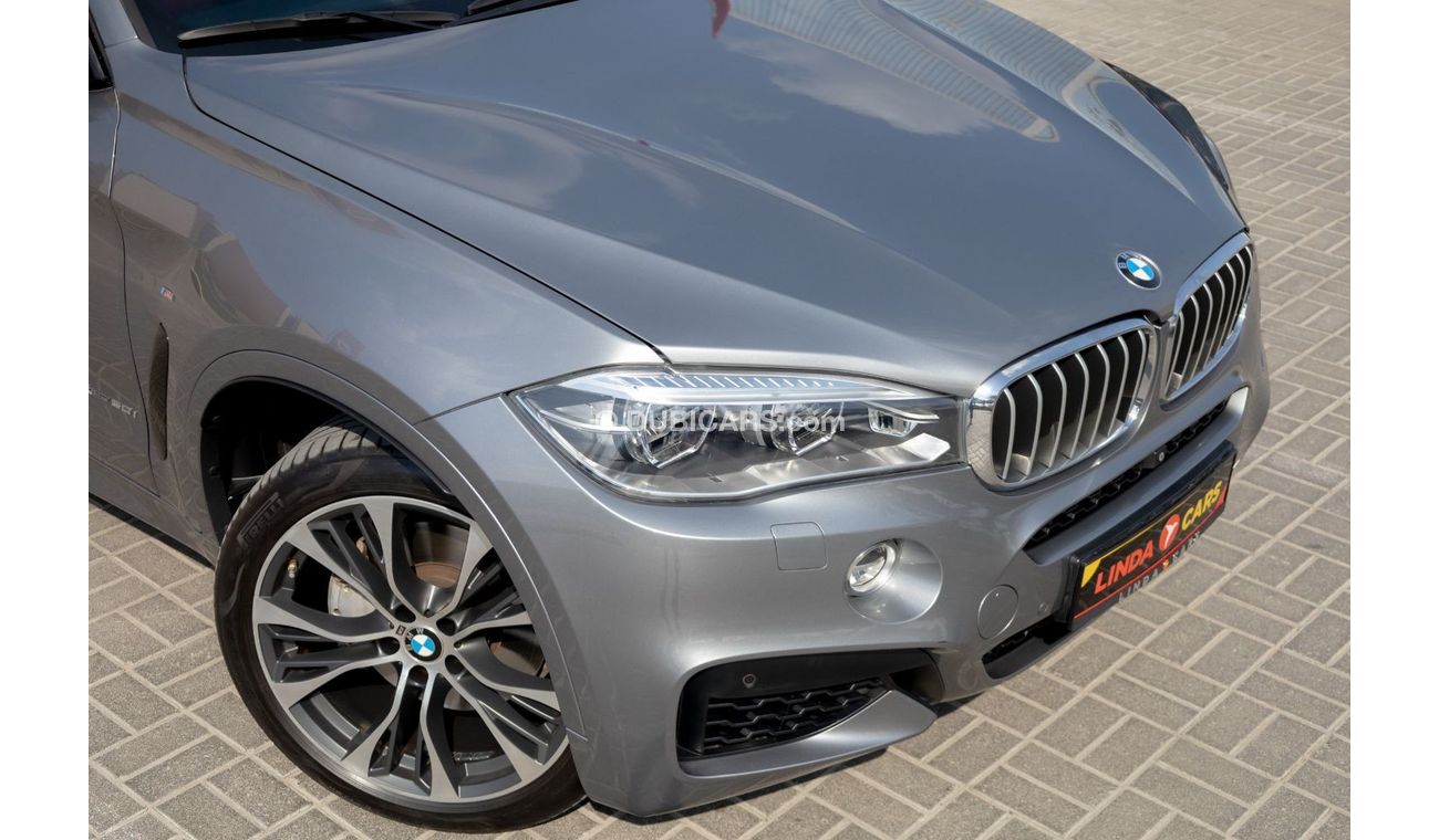 بي أم دبليو X6 50i M Sport 4.4L BMW X6 xDrive50i M-Sport 2018 GCC under Warranty with Flexible Down-Payment.