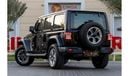 Jeep Wrangler Unlimited Sahara 3.6L Jeep Wrangler Unlimited Sahara 2019 GCC (LOWEST MILEAGE) under Warranty with F