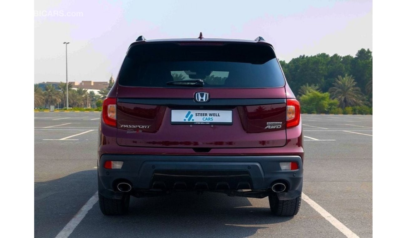 هوندا باسبورت Honda Passport Touring AWD 2019 SUV 3.5L AWD Petrol A/T / Powerful V6 engine / Well Maintained / Boo