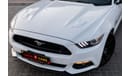 Ford Mustang Ford Mustang GT 2017 GCC under Warranty with Flexible Down-Payment.