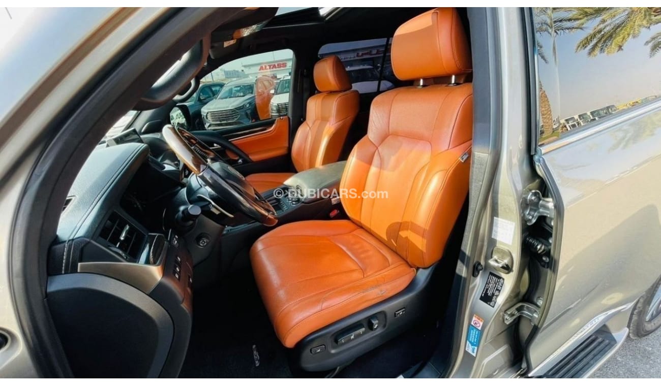 Lexus LX570 5700CC PETROL | SUNROOF | 4WD | LHD | FULL OPTION | PREMIUM ORANGE LEATHER SEATS