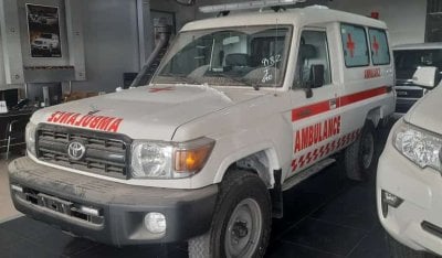 Toyota Land Cruiser Hard Top ambulance with standard equipment