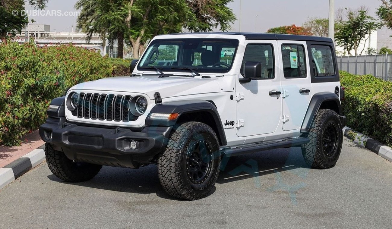 Jeep Wrangler Unlimited Sport Plus I4 2.0L Turbo , 2024 Без пробега , (ТОЛЬКО НА ЭКСПОРТ)