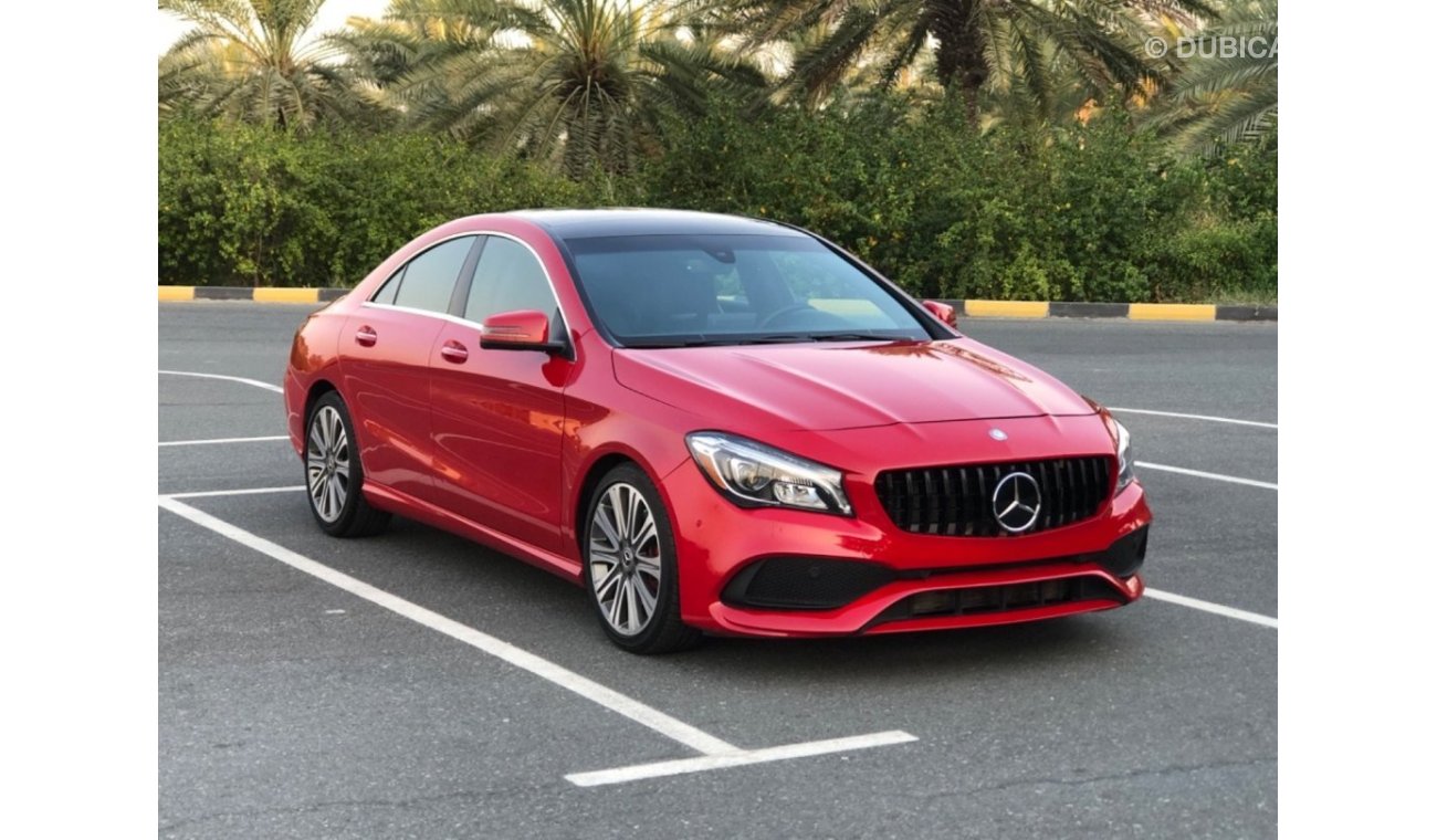 Mercedes-Benz CLA 250 Sport MODEL 2018 car perfect condition inside and outside  no accident  full option panoramic roof