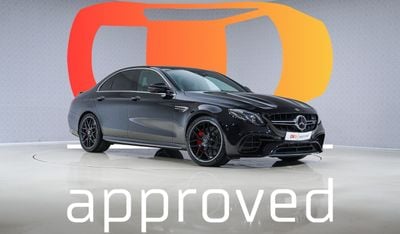 مرسيدس بنز E 63S AMG - AED 6,371 P/M - 2 Years Warranty