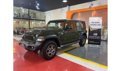 جيب رانجلر Unlimited Sport S 3.6L A/T AED 2,285  EMi @ 0% Down Payment | GCC | Under Warranty | Certified Pre-o