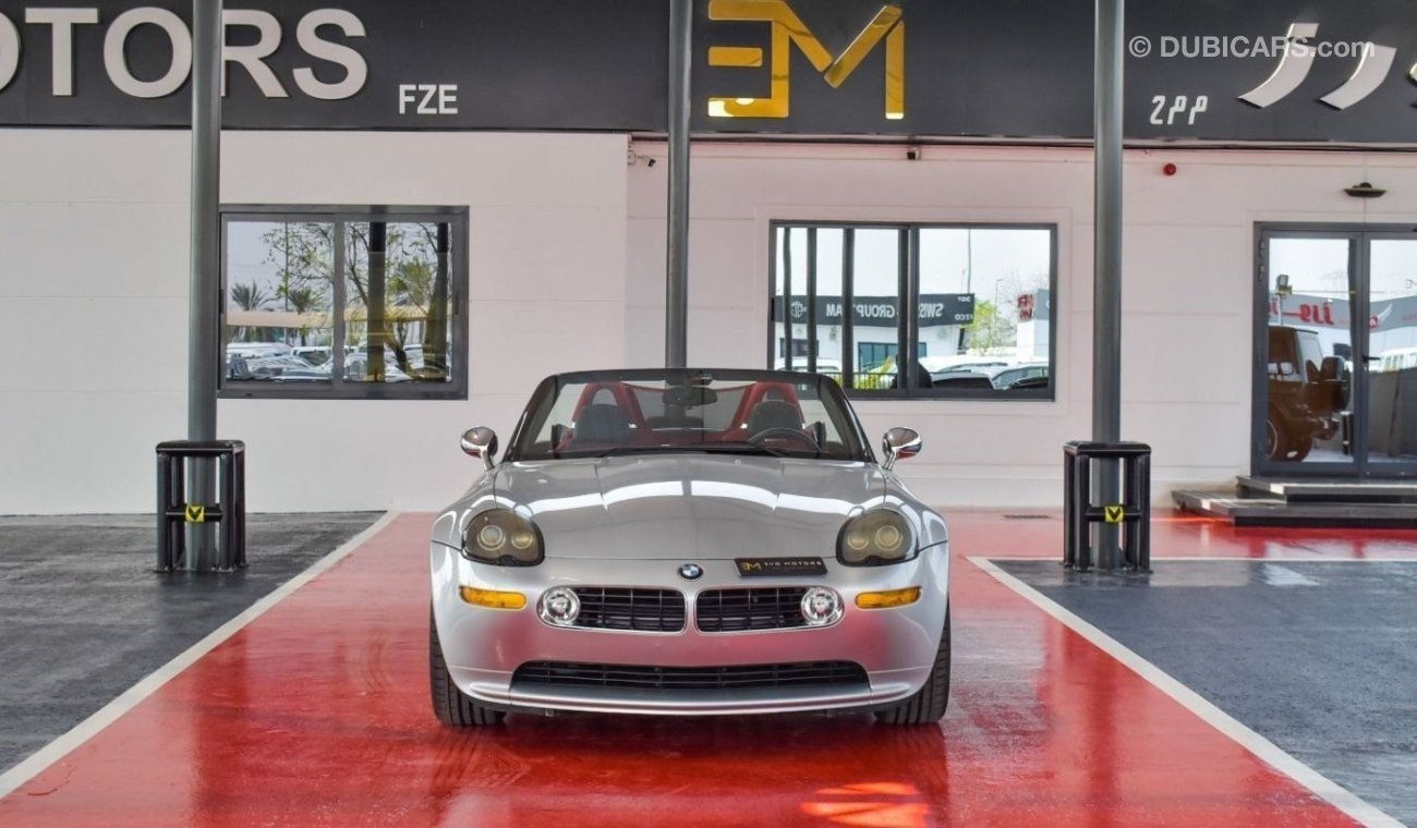 BMW Z8 BMW Z8, 2002, Silver exterior, Red Interior, Manual transmission, 8 cylinders, 18″ wheels, 61,900 km