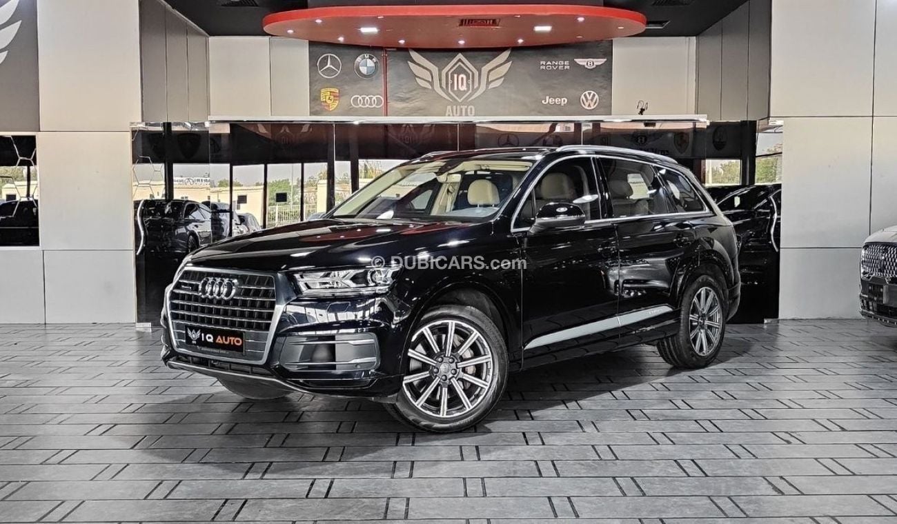 Audi Q7 AED 2,700 P.M | 2016 AUDI Q7 45 TFSI QUATTRO 3.0 L | 333 HP | 7 SEATS | FULL PANORAMIC ROOF | GCC