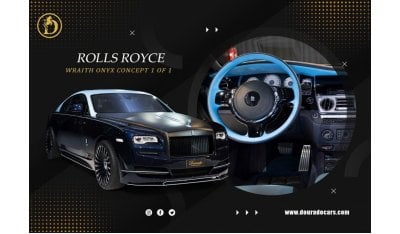 Rolls-Royce Onyx Wraith 1 of 1 | Negotiable Price | 3 Years Warranty + 3 Years Service