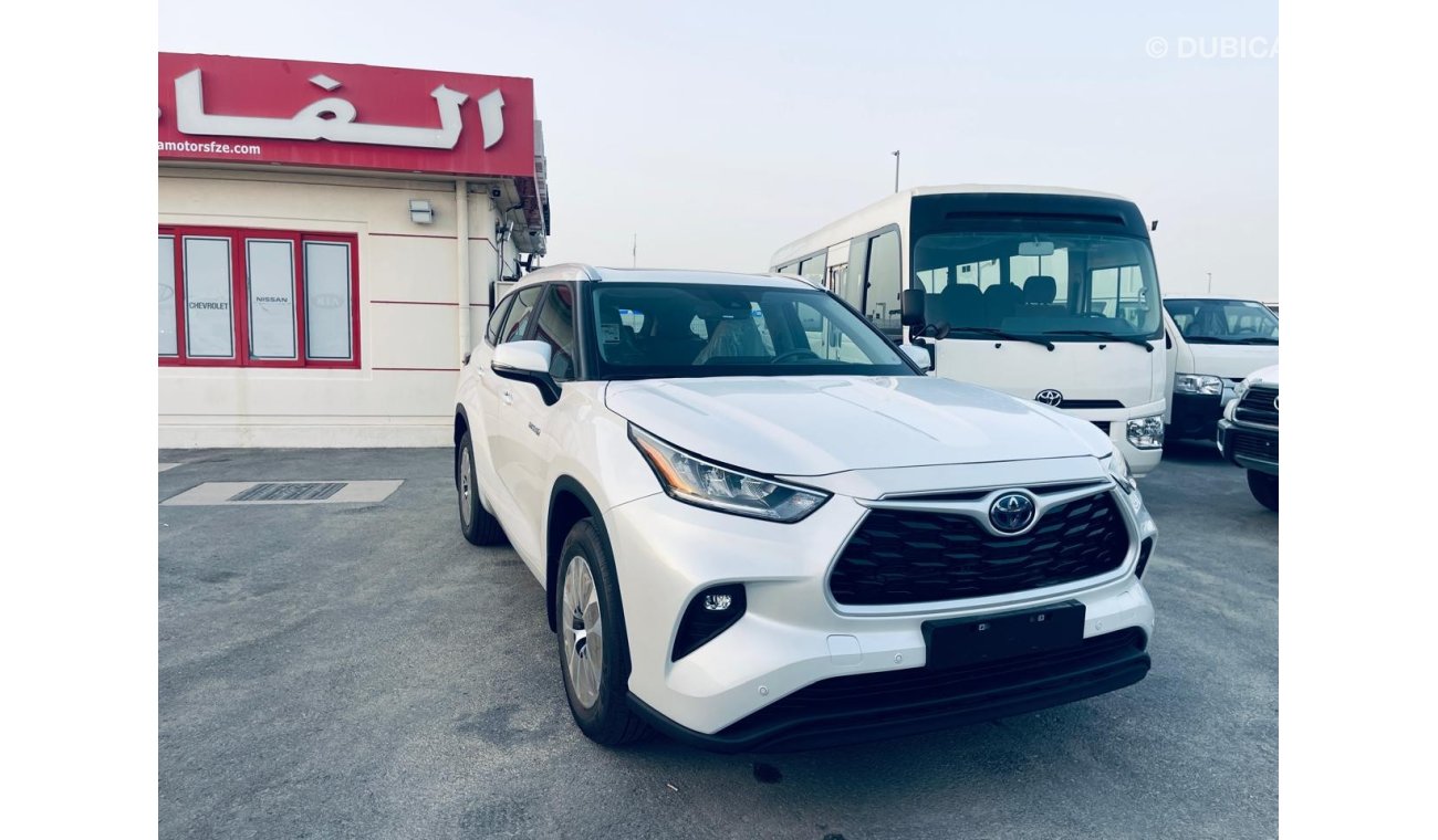 تويوتا هايلاندر TOYOTA HIGHLANDER GLE 2.5L HYBRID 2024 MODEL pearl white