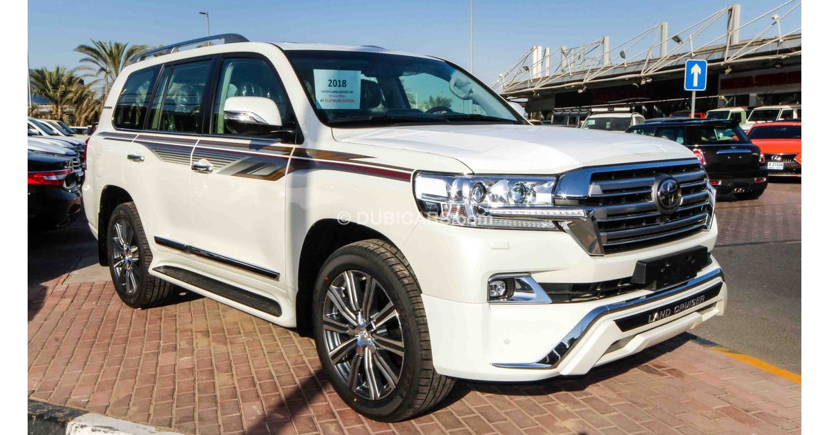 Toyota Land Cruiser V8 Diesel Platinum Edition for sale. White, 2018