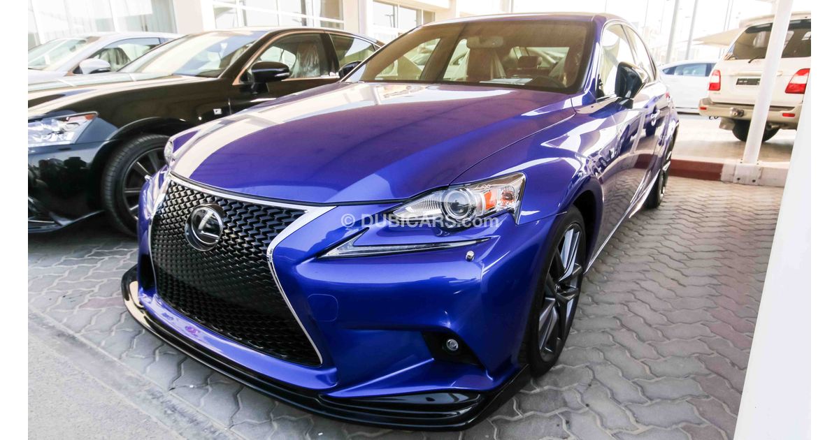 Lexus IS 250 FSport for sale: AED 95,000. Blue, 2015