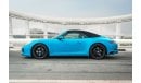 Porsche 911 Porsche Carrera 911 Blue Cabriolet