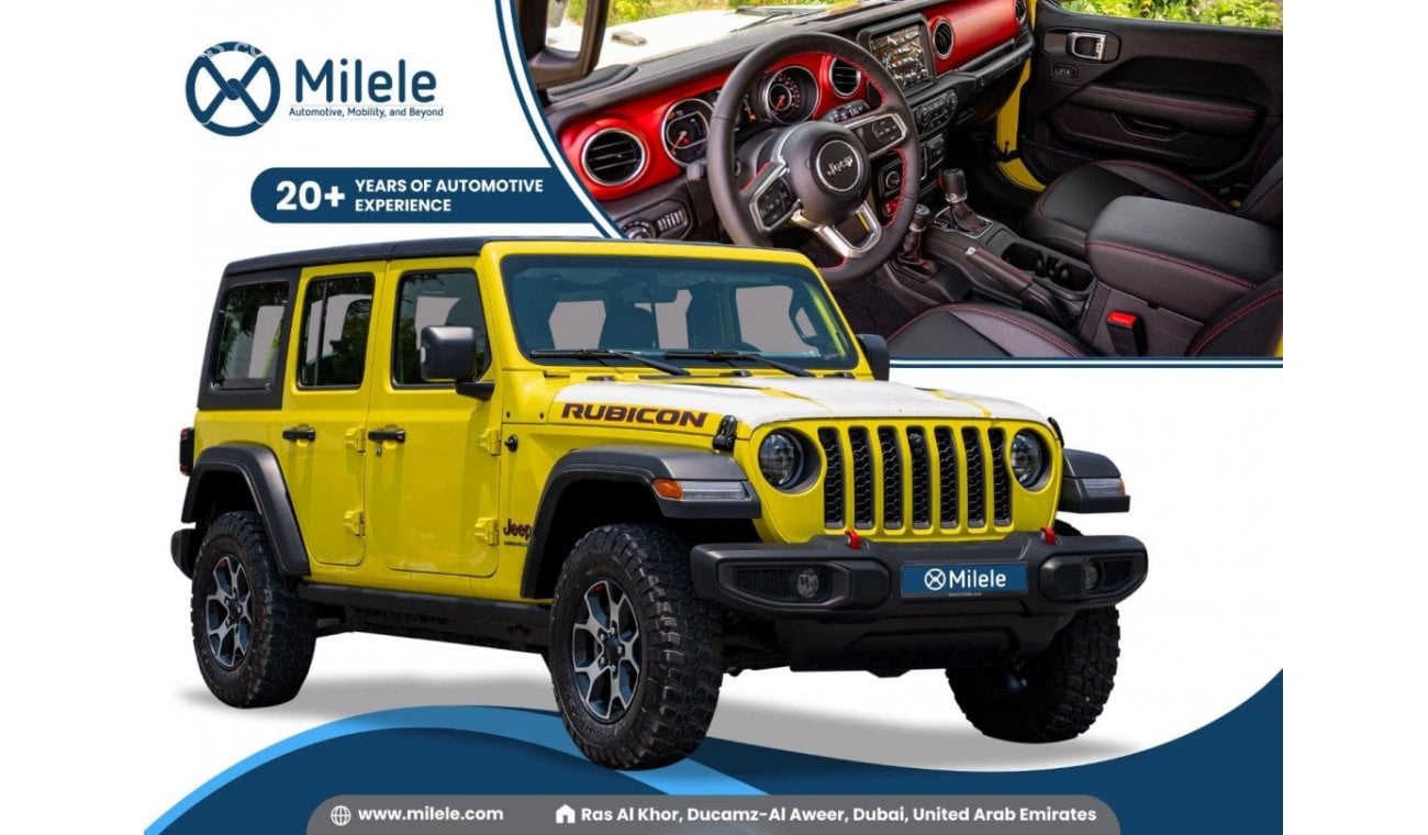 جيب رانجلر RUBICON UNLIMITED 2.0L PETROL - HIGHVELOCITY: HEATED STEERING, HEATED SEATS