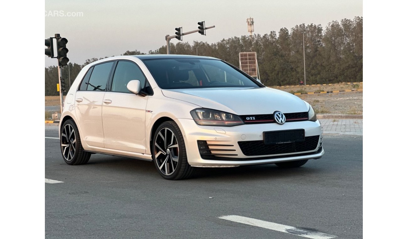 Volkswagen Golf GTI MODEL 2016 GCC CAR PERFECT CONDITION INSIDE AND OUTSIDE FULL OPTION PANORAMIC ROOF