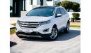 فورد إدج AED 1,100 PM | FORD EDGE TITANIUM 3.5 V6 | AWD | FULL SERVICE HISTROY | PADDLE SHIFTER | 0%DOWNPAYME