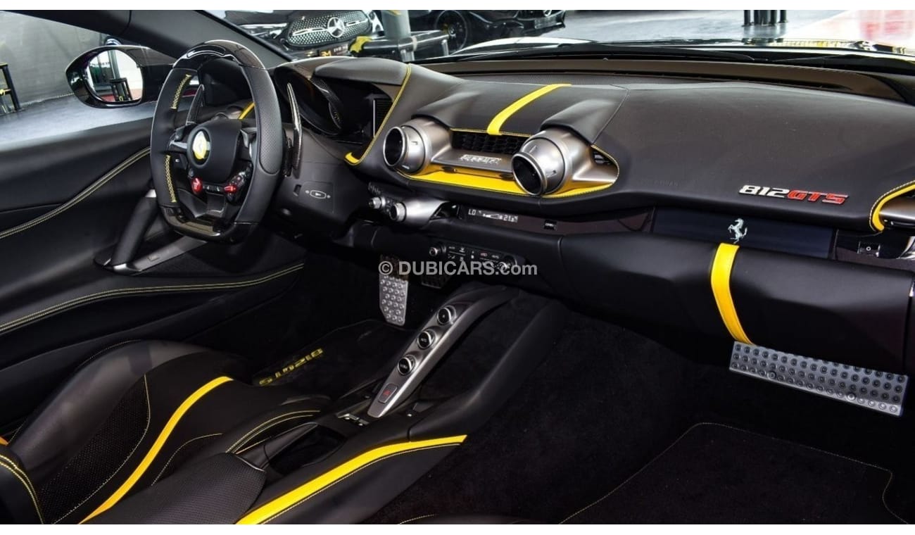 Ferrari 812 GTS Std Vat&Duty Paid*Carbon(Racing Seat*Driver Zone+LED)*ADAS*360*Susp.Lift*Hifi Sys*Yellow Calipers*Ad