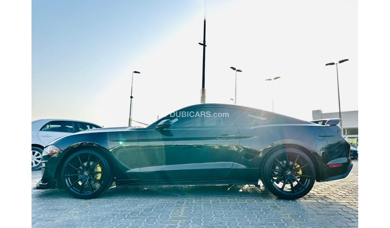 Ford Mustang EcoBoost | Monthly AED 890/- | 0% DP | Shelby Kit | Custom Rims | Touch Screen | # 78237