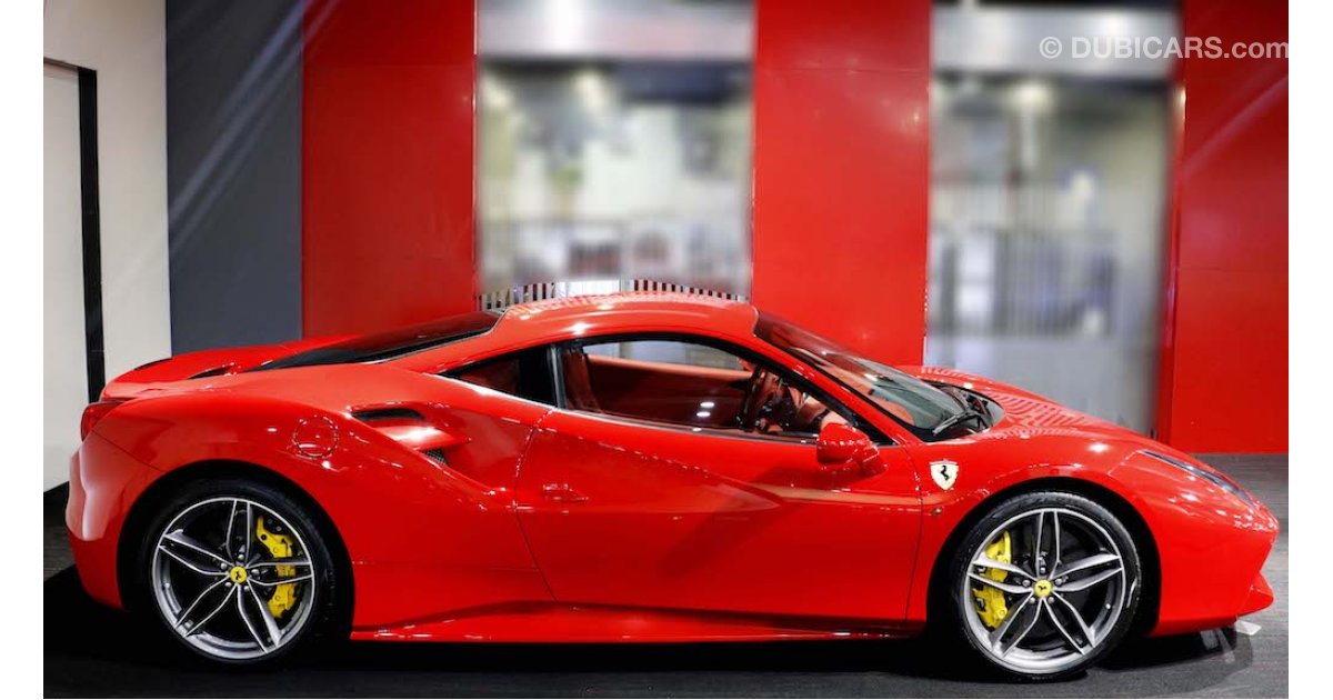 Ferrari 488 GTB for sale: AED 935,000. Red, 2017