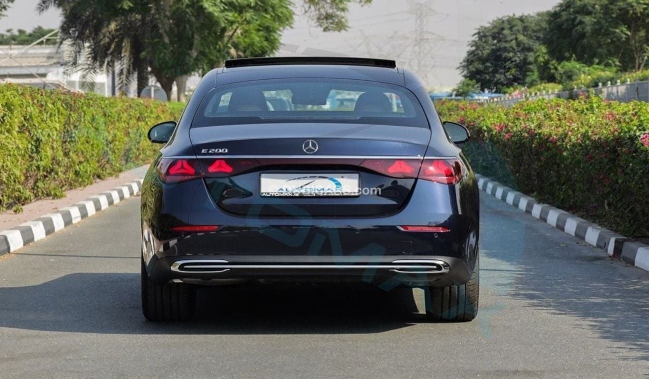 مرسيدس بنز E200 2.0L RWD GCC, 0Km, With 2 Years Unlimited Mileage Warranty & 3 Years Service @ Official Dealer