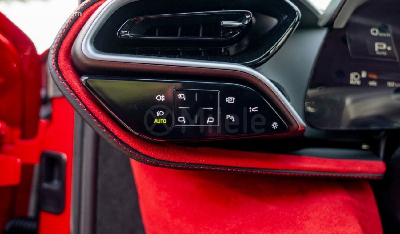 Ferrari 296 GTB ROSSO CORSA WITH CARBON ACCENTS, FULL ELECTRIC SEATS, AND 360 CAMERA