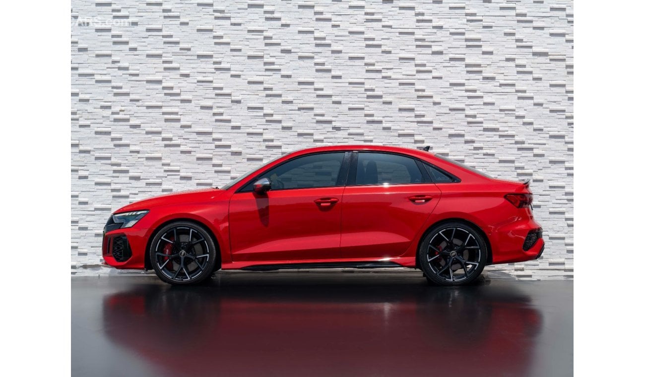 Audi RS3 AED 3,774 PM • RS3 RS SEDAN • LOW KMS • OFFICIAL AUDI WARRANTY AND SERVICE CONTRACT