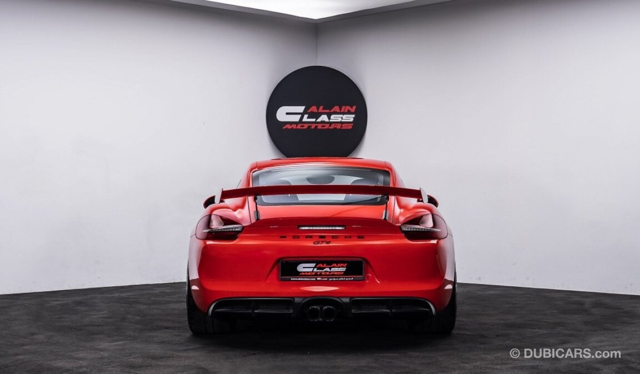 Porsche 718 Cayman 2016 - GCC