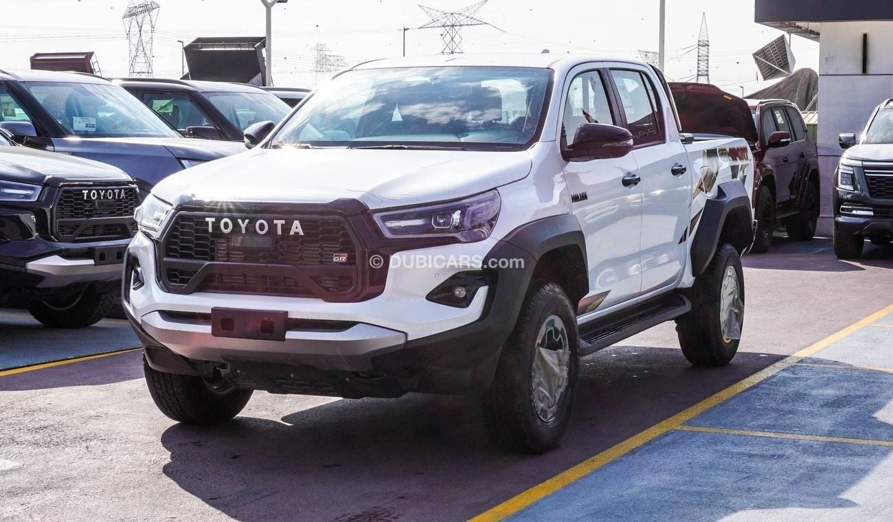 Toyota Hilux Toyota Hilux 2.8Ltr GR SPORT 4WD A/T-MY2024-WHITE-GCC SPECS