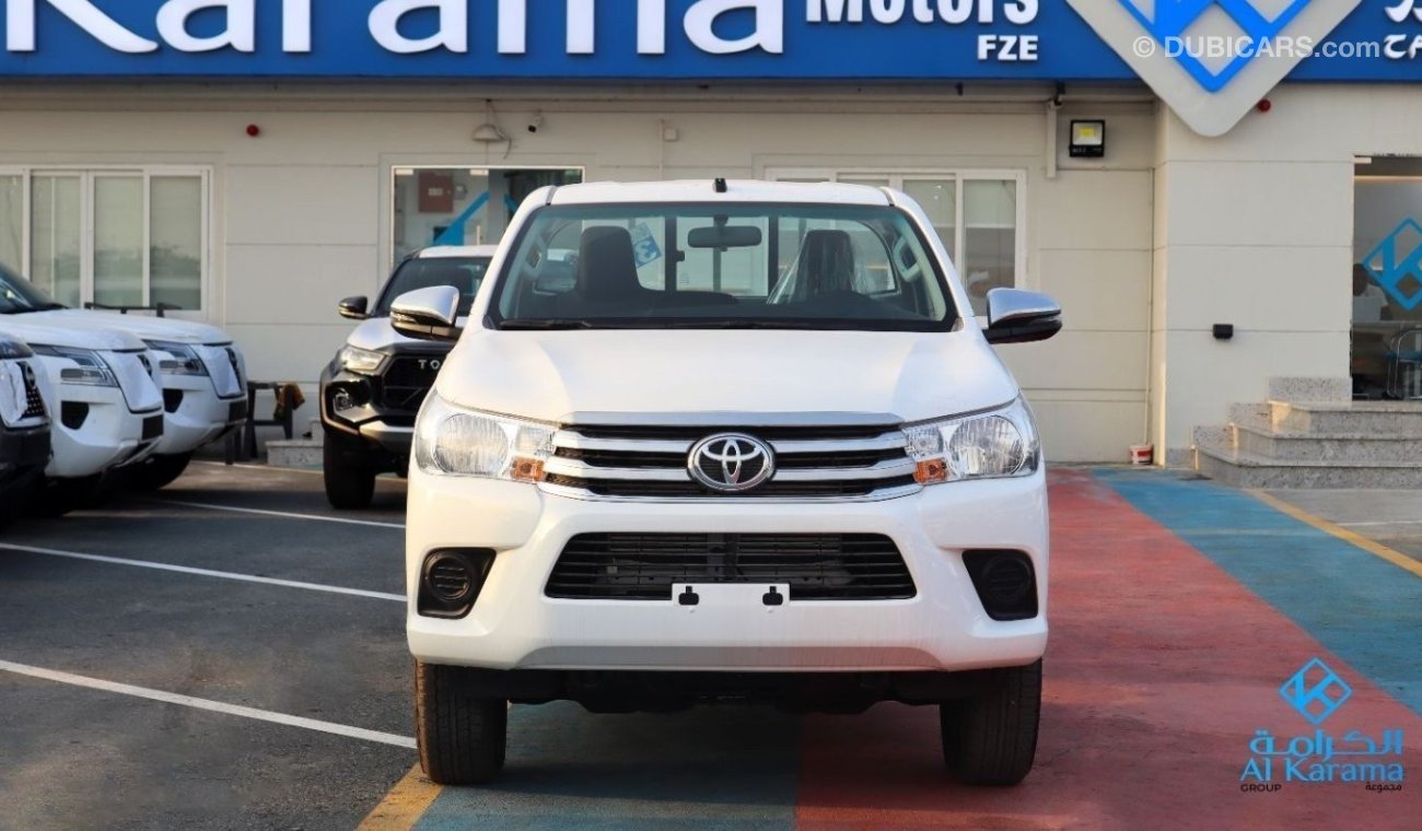 Toyota Hilux 2.4Ltr-DIESEL-M/T SINGLE CAB 4WD 2 Door 3 Seater 17inch Wheel-Power Window-Power Mirror