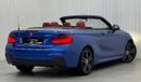 BMW 220i M-Sport 2.0L 2018 BMW 220i M-Sport Convertible, Warranty, Full Service History, Low Kms, GCC